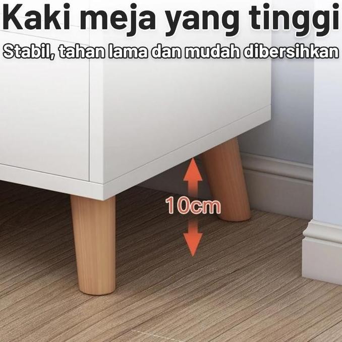 ready BARU Meja Nakas Kecil Minimalis Aesthetik Lemari Penyimpanan Lemari Kamar Tidur CTG-17/18/19-H