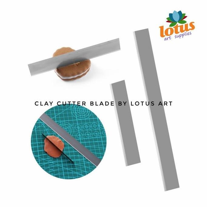 

baru !!! Flexible Clay Polymer Cutter Carbon Steel Blade