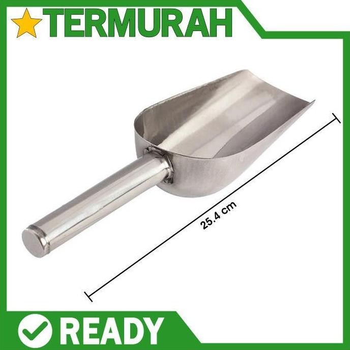 

Terlaris Ready Stock Sendok Sekop Skop Es Batu Serok Tepung Beras Biji Stainless Steel Sek