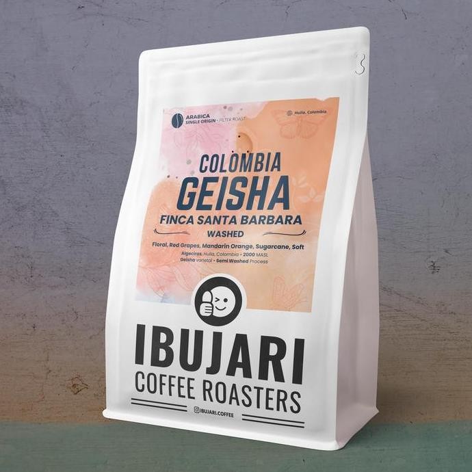 

ready stock Colombia Geisha Finca Santa Barbara Washed Biji Kopi Arabika Gesha