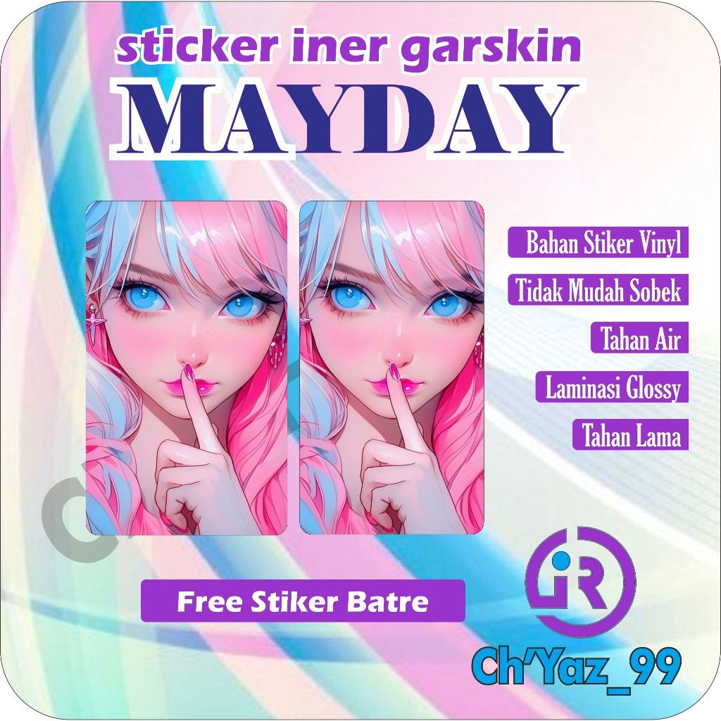 

Get2pcs Mayday Iner P Garskin Casing Motif Dan Bisa Custom Bayar Ditempat