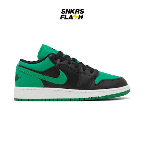 AIR JORDAN 1 Low Lucky Green (Gs) Sepatu Sneakers Anak - 553560065 - Size 38