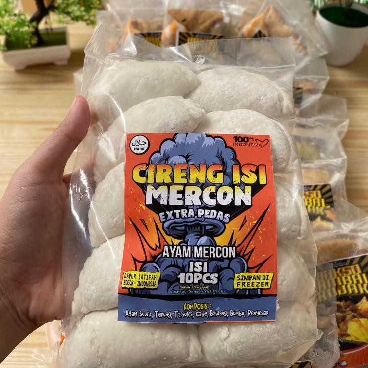 

Cireng Mercon Ayam Extra Pedas isi 10