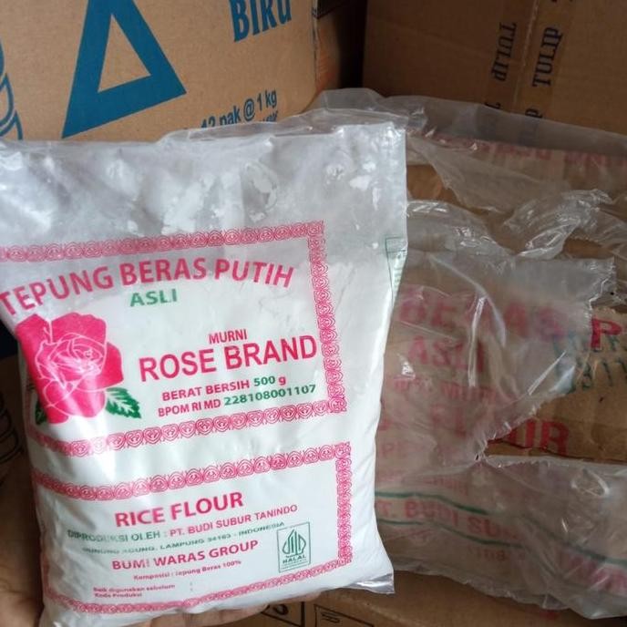 

Terlaris Tepung Beras Rose Brand 500Gr