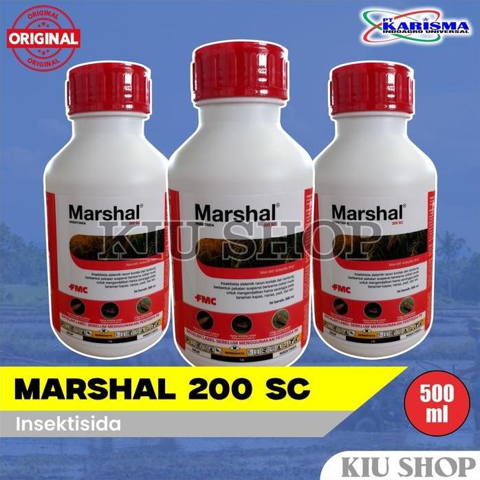 

Terlaris Marshal 200 Sc - 500 Ml / Insektisida Basmi Hama Kapas Padi Teh Dll