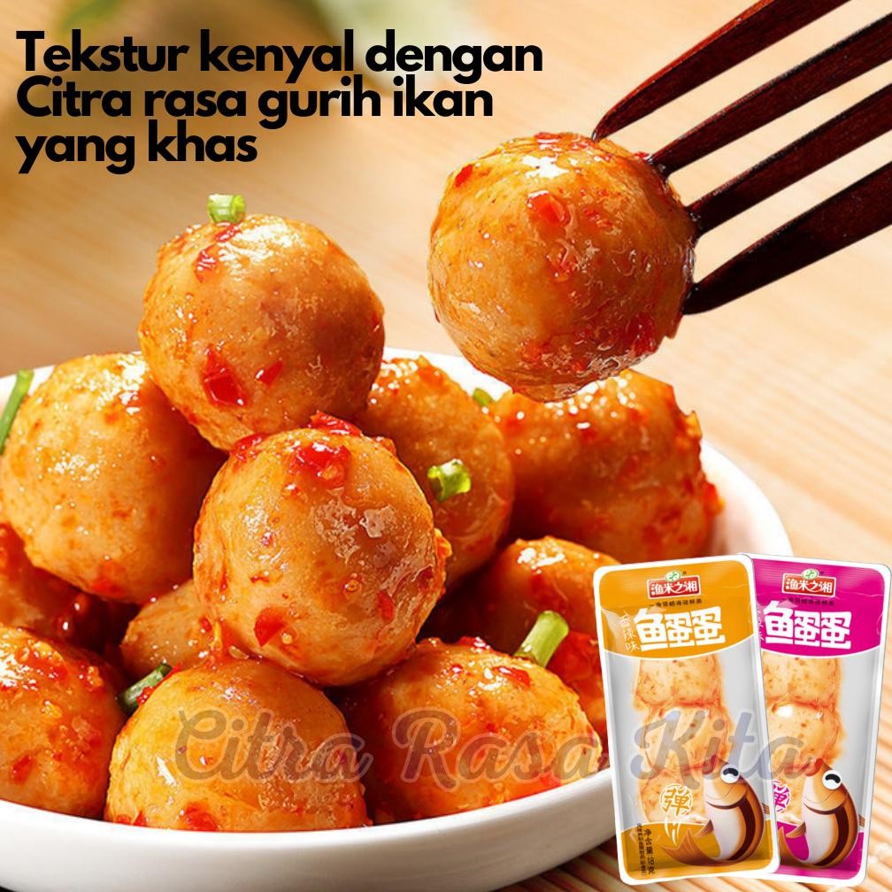 

Cemilan China Instant Siap Saji Ikan Teri/Bakso Ikan/Bakso Cumi/Squid Cumi/Crab Stik Kepiting/Kembang Tahu Gulung/Pangsit Dumpling