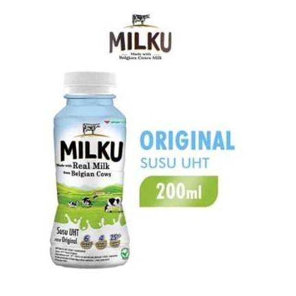 

MILKU Susu UHT | Susu Siap Minum Coklat | Strawberry Premium 12 btl x 200 ML
