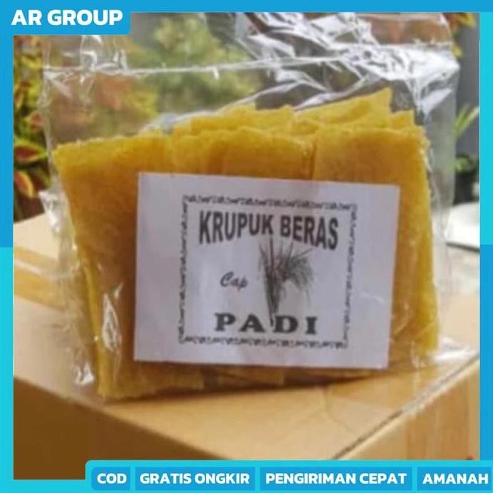 

Terlaris Krupuk Puli Beras Cap Padi 1 Pack/Bungkus Enak Renyah Dan Gurih