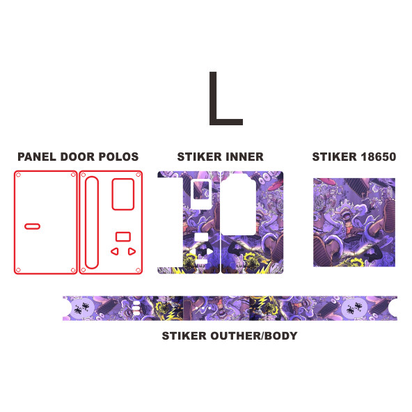 

Get2pcs Paketan Stiker L Garskin Casing Motif Dan Bisa Custom Bayar Ditempat