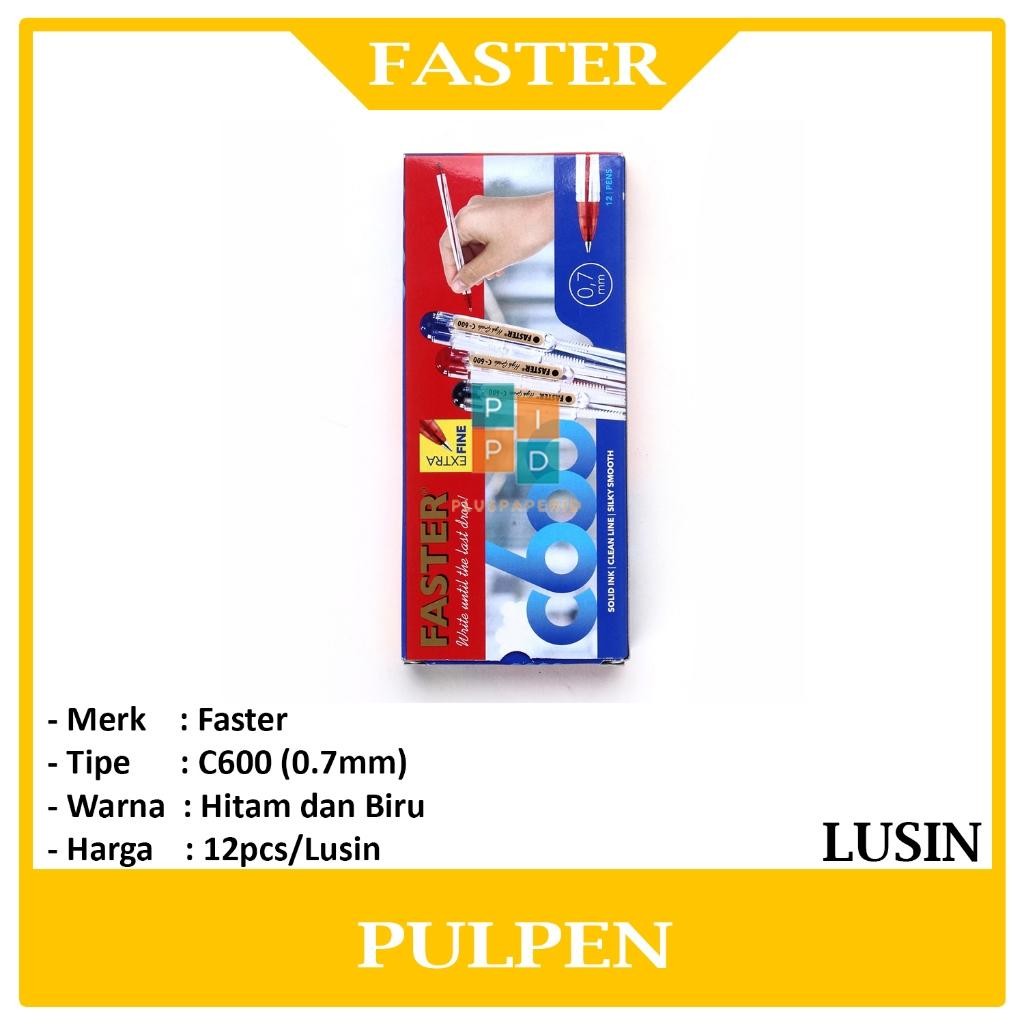 

NEW PRODUCT FASTER - PULPEN BALL PEN C600 / PEN C6 - 0.7MM BERVARIASI - LUSIN SIENNAOUTLET487