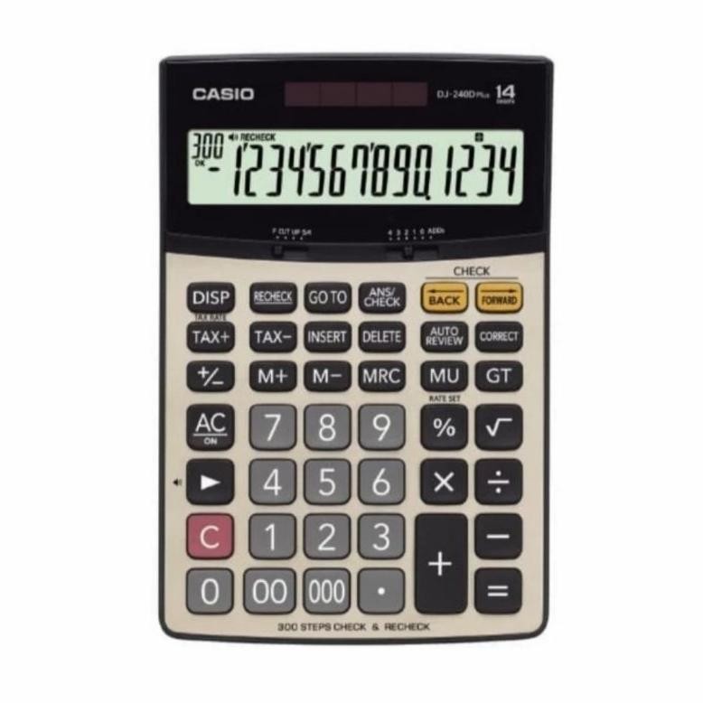 

D-54 Best Seller Kalkulator Casio Dj-240D Plus Check & Correct Calculator Dj240D Plus Berkualitas
