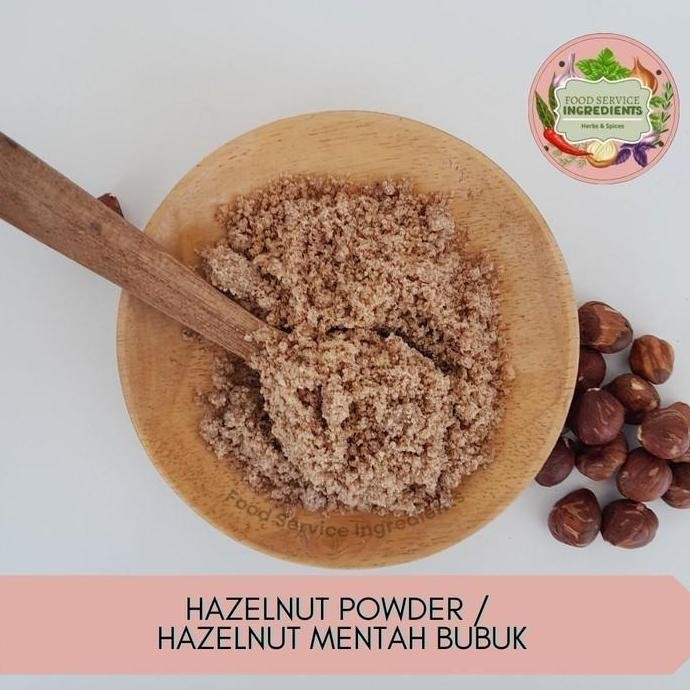 

] Hazelnut powder 25gr / hazelnut mentah bubuk