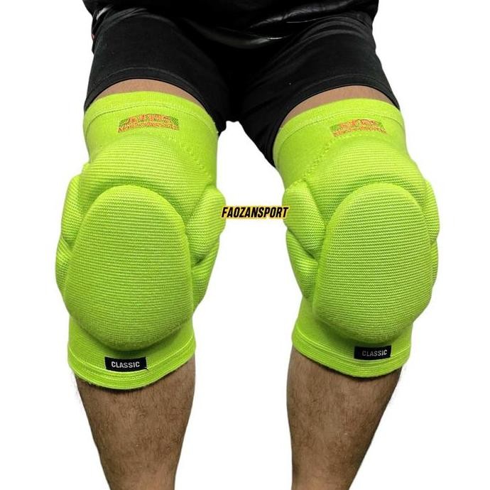 Kneepad Futsal Jonas V2 Knee Pad Original Pelindung Deker Lutut Kiper Warna Hitam Putih Biru Merah K