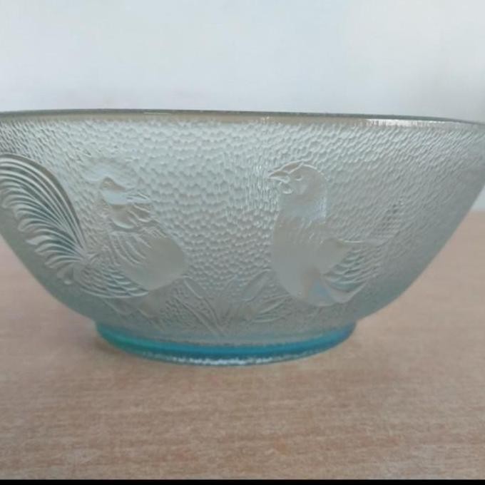 &<&<&<&] Mangkok Ayam Beling Kaca Bening Makan Nasi Bubur Mie Bakso Soto Sup 7"