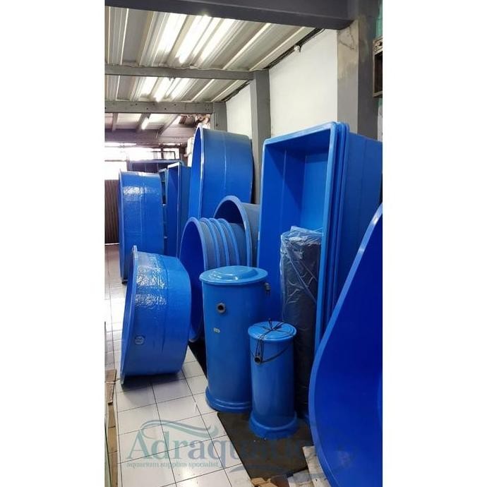 Produk Baru BAK FIBER PERSEGI UK. 200X100X40 CM KOLAM AQUARIUM IKAN KOI KARANTINA