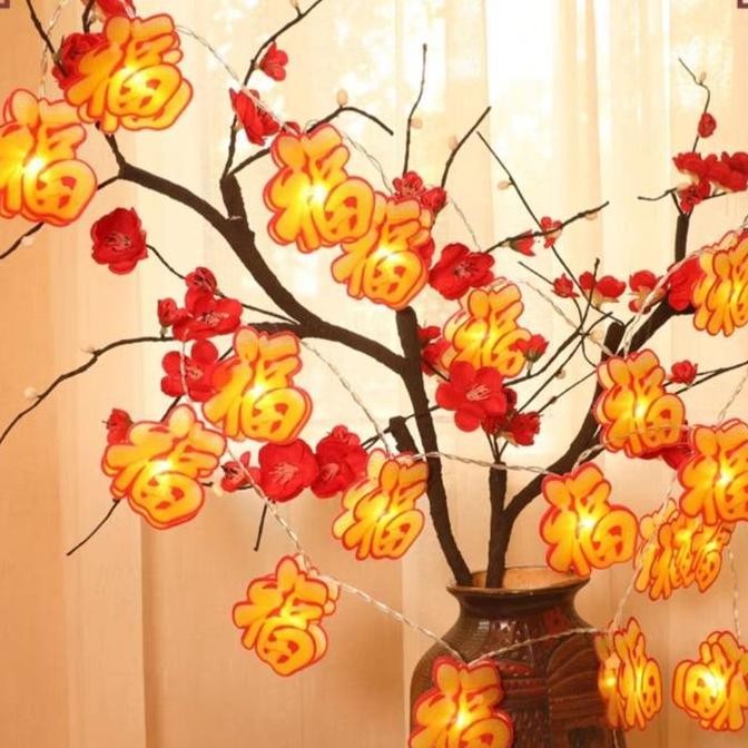 Lampu Renteng Anak Imlek Murah Lampion LED Gantungan Sincia Murah Termurah