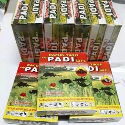 

Terlaris Racun Tikus Cap Padi 80Pl