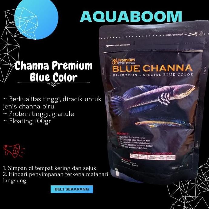 Terlaris Pakan Ikan Pelet Premium All Red Blue Yellow Channa Maru Sentarum