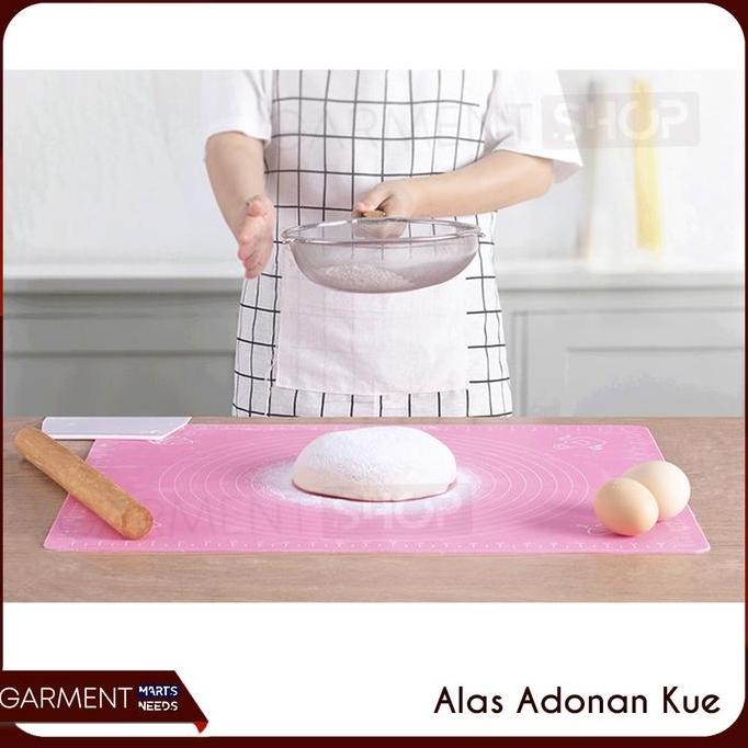 ALAS ADONAN KUE SILICONE BAKING PASTRY SILIKON MAT ANTI LENGKET BESAR KECIL BAGUS PREMIUM