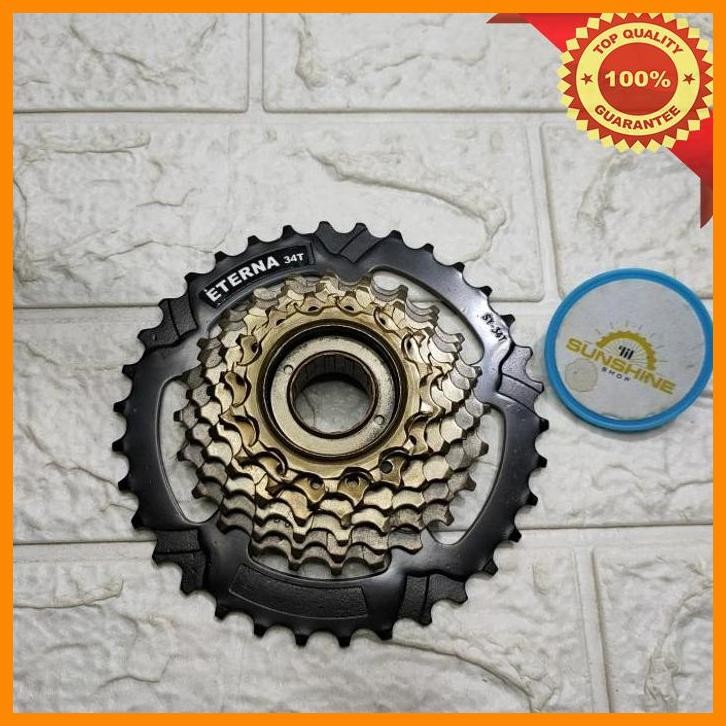 [LSS] SPROCKET FREEWHEEL GEAR GIR 7 SPEED 14-34T MEGARANGE ETERNA DRAT ULIR