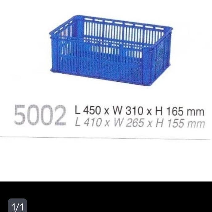 '+'+'+'+] Kontainer Rabbit 45x31x16.5CM Container Lubang Bolong Barang Krat Perkakas Aksesoris Acces