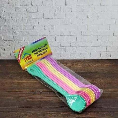 :=:=:=:=] Sendok Panjang Aduk Teh Kopi Cocktail Stirrer Long Spoon Tea Plastik