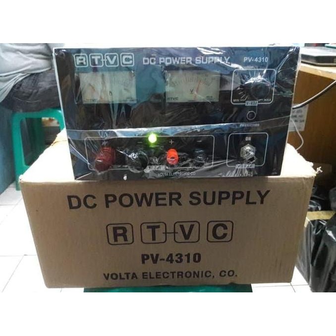 Power Supply Rtvc Pv-4310 Dc Power Supply 40A Pv4310 Baru Ps Berkualitas