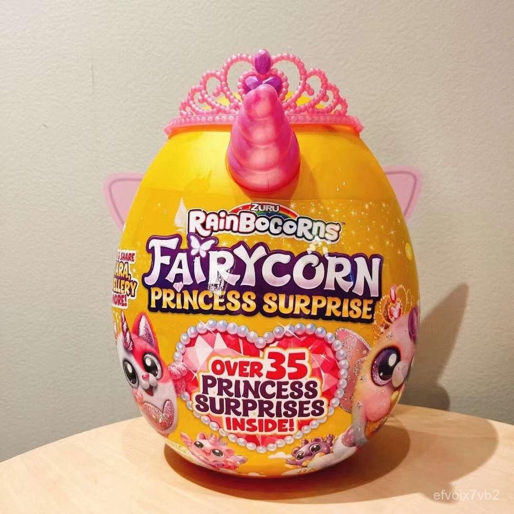 ZURU Telur Ajaib Unicorn Gelombang Awan Telur Putri Elf Boneka Plush Lucu Mainan Kotak Buta