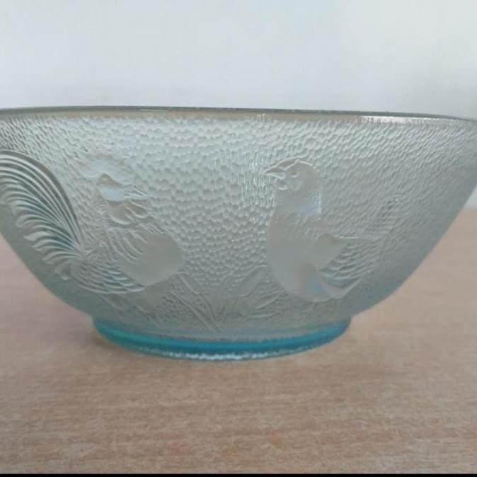 Silahkan Order] Mangkok Ayam Beling Kaca Bening 7" Mangkok Bubur Mie Bakso Soto Kuah