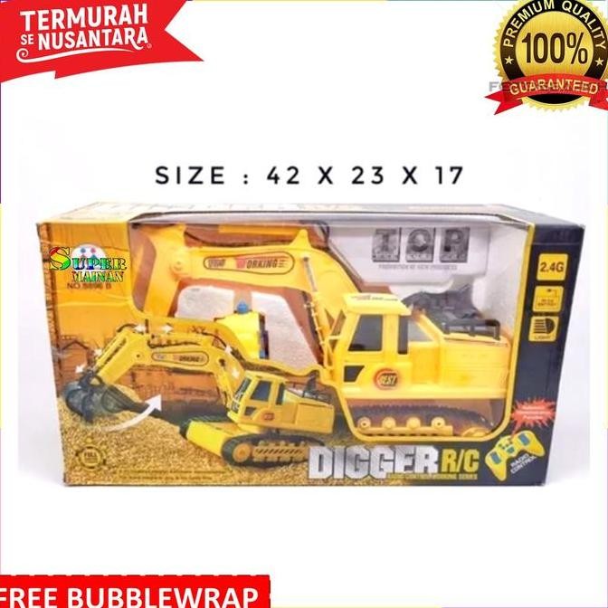 Terjangkau Mainan Rc Excavator Remote Control Rc Eskavator Mobil Bego Beko Remot