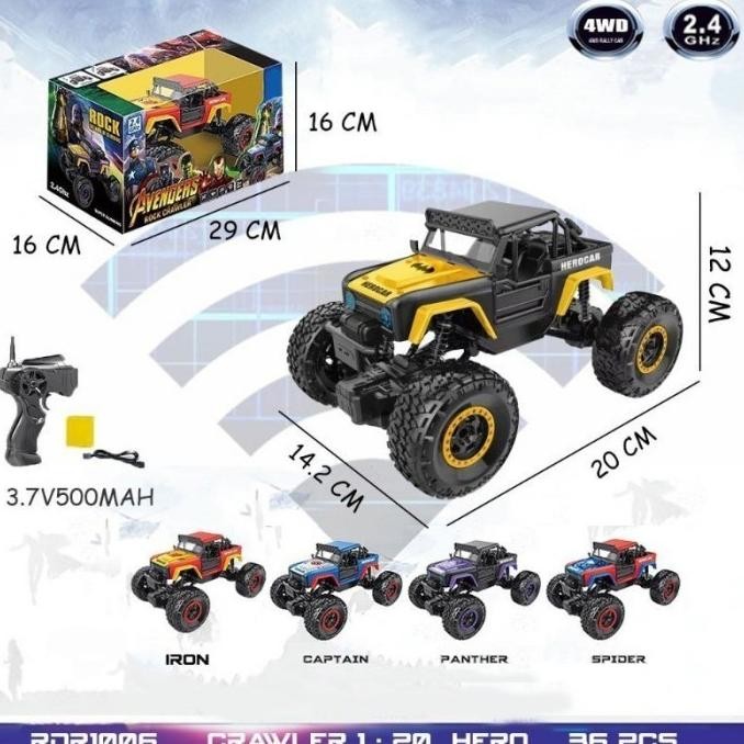 Diskon Rc Avengers Jeep Mobil Remote Control Offroad Murah Rock Crawler Rc