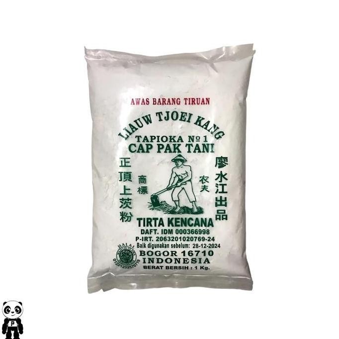 

Terlaris Liauw Tjoei Kang Tepung Tapioka 1 Kg Tepung Kanji Cap Pak Tani Tepung Aci