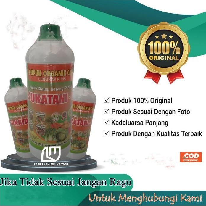 

Terlaris Poc Pupuk Organik Cair Sukatani D Lengkap Npk Untuk Daun Batang Akar