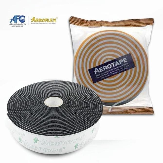 

TERMURAH - Isolasi Aerotape foam untuk AC - Single foam tape murah - 2 inch