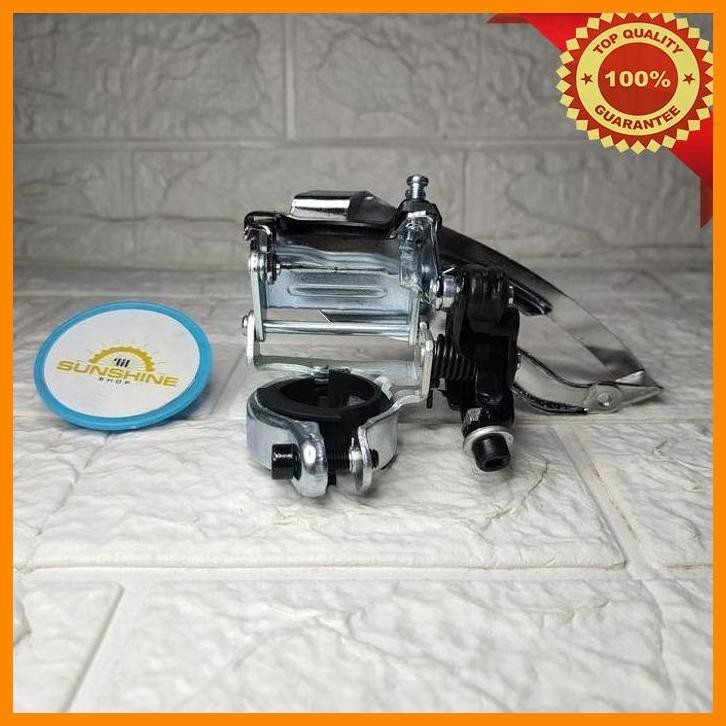 [LSS] FD CRANK 3 SPEED OXO DUAL PULL TARIKAN ATAS BAWAH MAX CHAINRING 48T