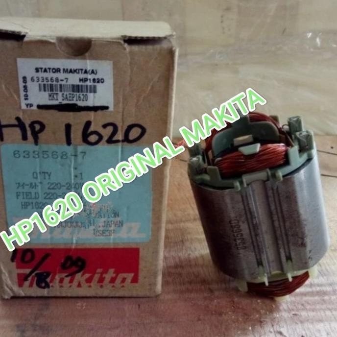 Promo FIELD ASSY MAKITA HP 1620 Stator Bor MAKITA HP1620 Asli 633568-7 Ori COD
