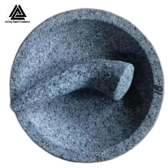 

cobek batu asli 15 cm + ulekan BS09