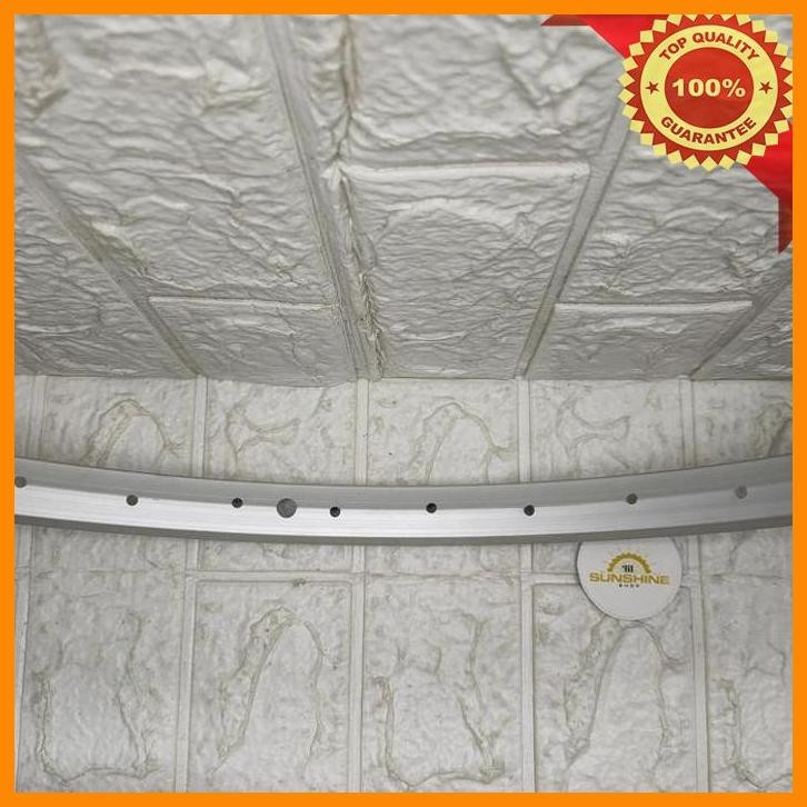 [LSS] VELG RIMS 24 ALLOY SILVER 36 HOLE ETRTO 507 RIM 36H SEPEDA MTB / MINI