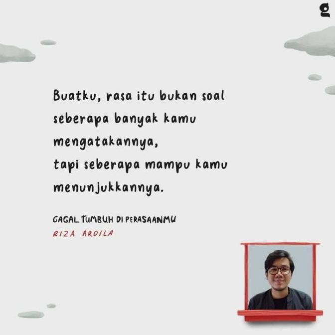 Tersedia Buku Gagal Tumbuh Di Perasaanmu Riza Ardila Gagas Media