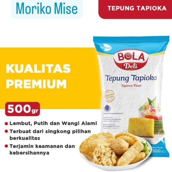 

Terlaris Tepung Tapioka Bola Deli 500Gr / Kanji Singkong Rosebrand 500 Gram