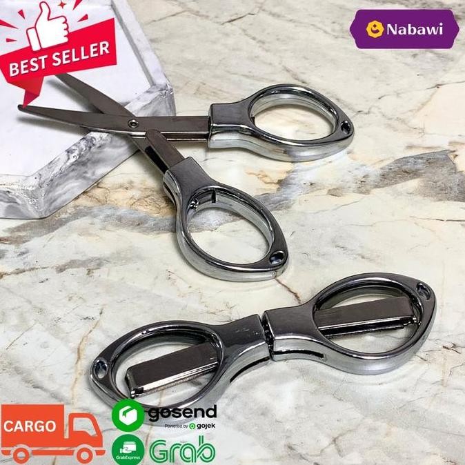 best seller] Gunting Lipat Kecil Haji Untuk Tahallul Rambut Bahan Stainless Steel Perlengkapan Haji 