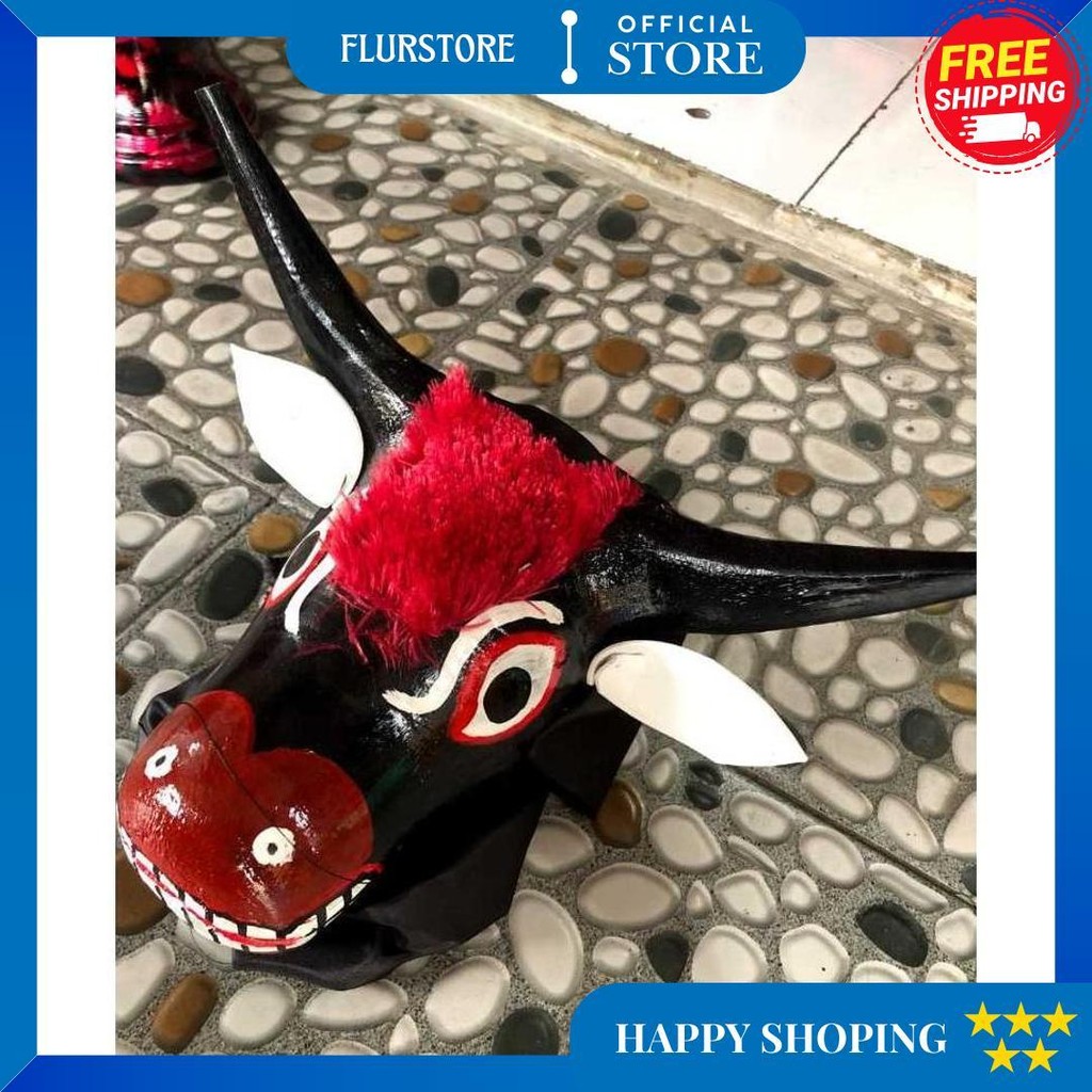 Siap Kirim [Wwr] Bantengan, Bantengan Kayu Kecil, Bantengan Kemul Panjang Baru