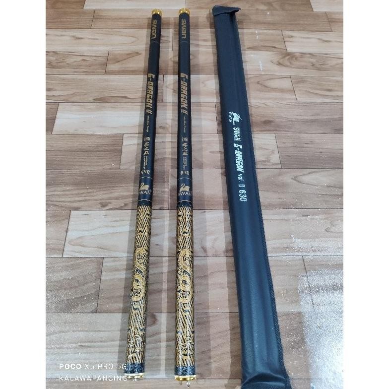 Tegek Swan F G-Dragon "Vol 2" 540 / 630 (Mix Carbon) (Ruas Motif Batik)