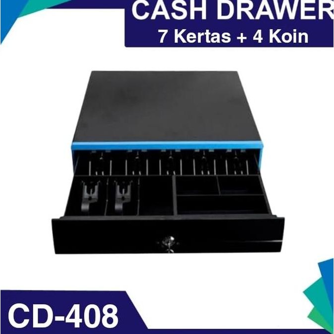

BEBAS ONGKIR - CASH DRAWER IWARE CD-408 LACI KASIR CD408 7 SLOT BILL 4 SLOT COIN
