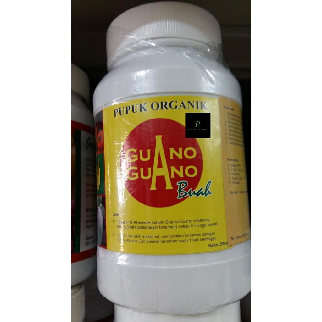 

Terlaris Pupuk Organik Padat Guano Buah - 500Gr