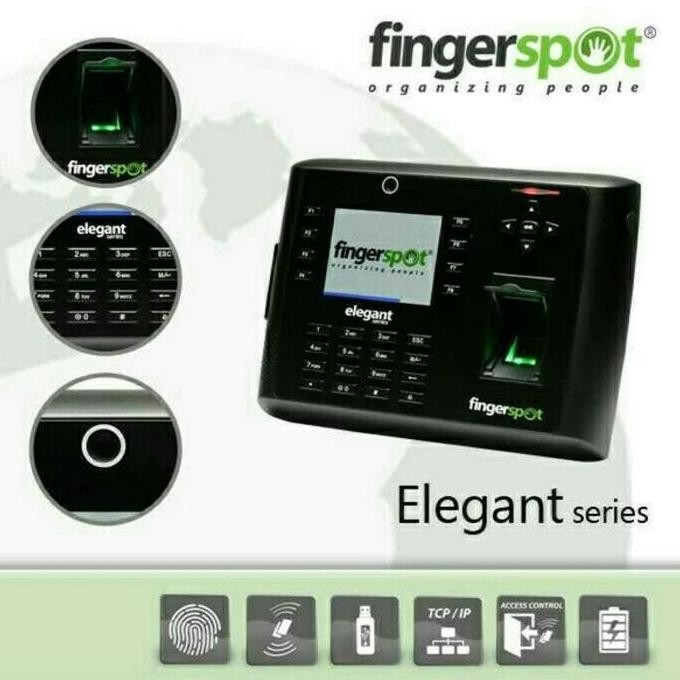 NEW Fingerspot Elegant Series (Sidik jari, kartu, Password)