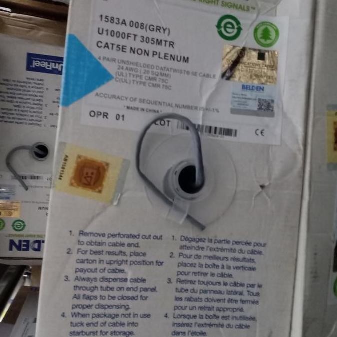 TERMURAH - Kabel Belden cat 5 / cat5 / cat 5e / cat5e USA