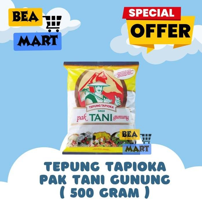 

Terlaris Tepung Tapioka Pak Tani Gunung 500 Gr | Sagu Aci Kanji Kemasan 500Gr