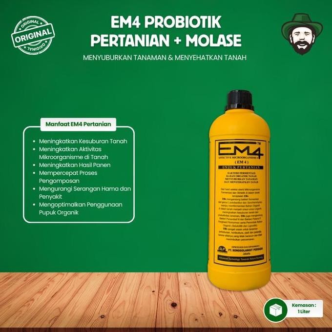 

Terlaris Em4 Pertanian 1 Liter Mikroorganisme Pupuk Organik Cair Tanaman