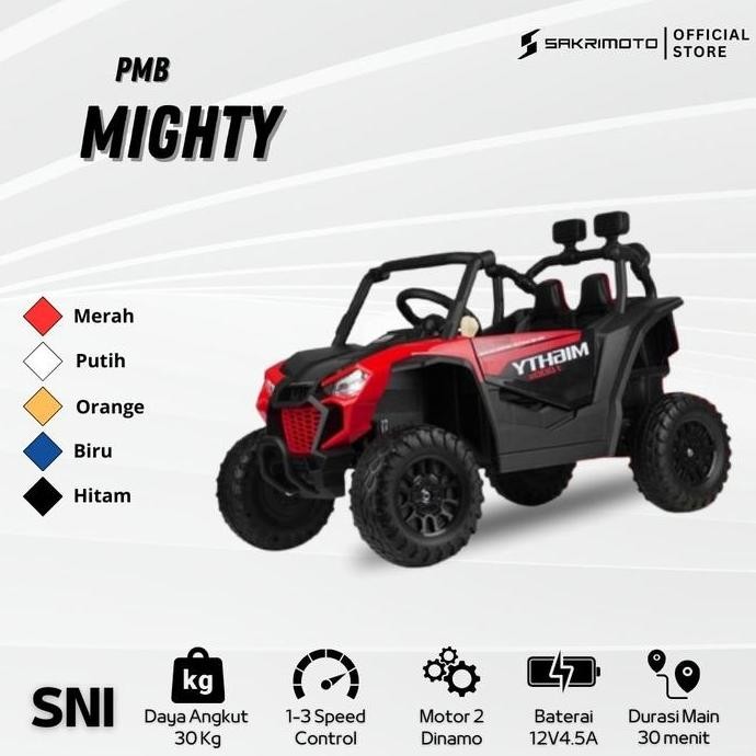 Terjangkau Mainan Mobil Aki Anak Jeep Mighty 1000 Jumbo Xtreme